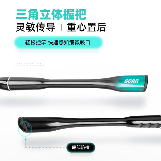 TAIGEK运动版路亚竿泛用ML调鲈鳜翘嘴新手远投竿1.8米直柄纺车轮套装