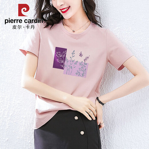 T-shirt à manches courtes en coton pur cardin pur