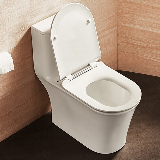 
HUIDA siphon toilet splashproof water-saving nano easy-toilet toilet 6360 bathroom quick-removing cover 6523 6218N [round water tank ultra-thin urea formaldehyde cover] 400mm (pit distance above 390)
