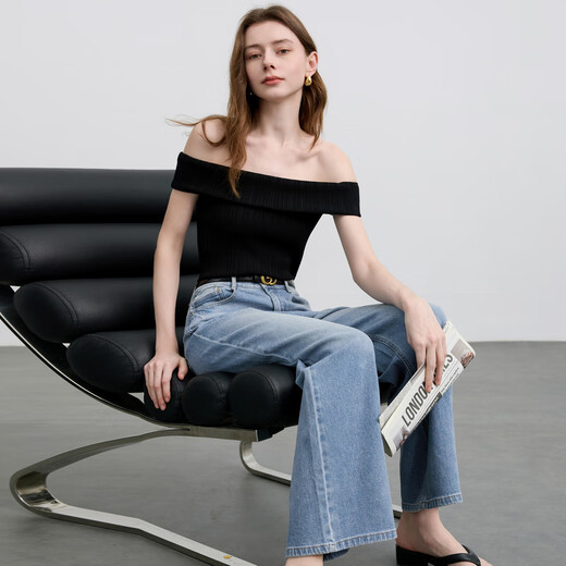 
Three Color 2025 Summer New Laiser Jeans Straight Pants Loose Casual Pants Women Blue S 155/62A