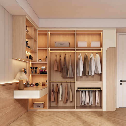 Sophia Wardrobe Whole House Customized Wardrobe Bedroom Household Cabinet Furniture Rough Room 29800 Whole House Package Customized Wardrobe Package Price Consult Customer Service for Discount