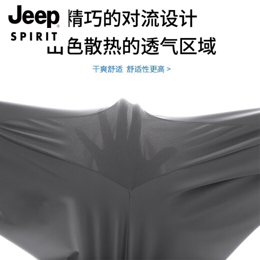 Jeep Spirit Sports Pantalones Sports Silk Silk Spring y Summer Entrenamiento de gran tamaño Pantalones de secado rápido Cortos pantalones de jogging Loos