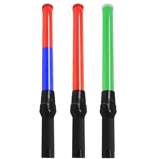 Cuttlefish traffic baton rechargeable red and blue flash fire emergency evacuation multi-function LED light stick 54CM rechargeable