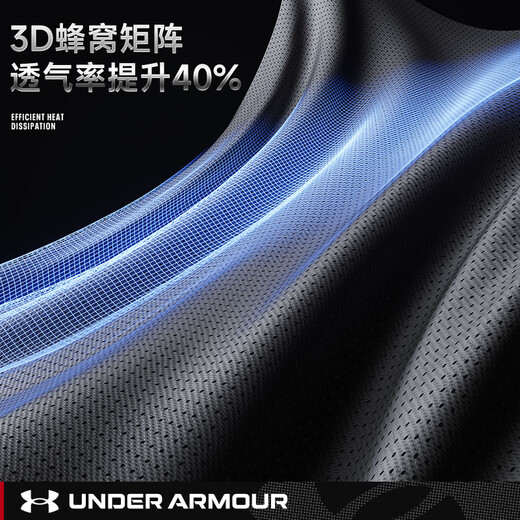 Under Armour Schnelltrocknendes Kurzarm-T-Shirt Herren Sportweste Fitnessbekleidung Sommertrend Einfache Lauf-Basketballbekleidung Professionelles Training
