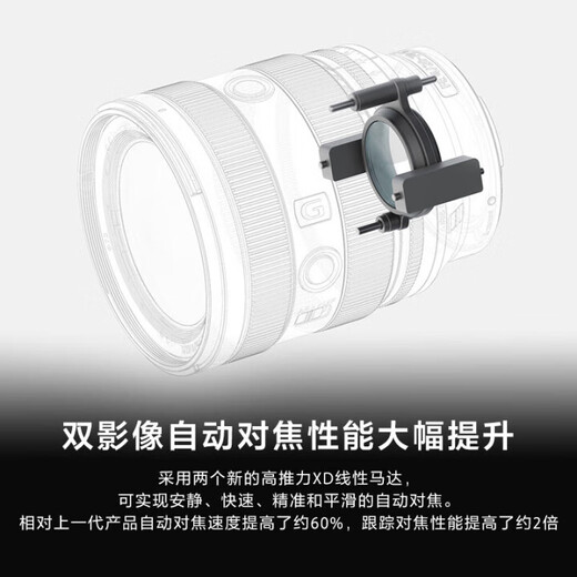 Sony (SONY) mirrorless camera portable lens FE20-70mm F4 G full-frame ultra-wide-angle standard zoom G lens (SEL2070G) FE 20-70mm F4 G 72mm