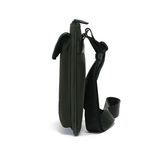 [Второй рукой 99 Новый] Не используется Armani Axe Men's Men's Men's Men's One-Crossbode Crossbody Bag XM000591 AF12099 UB001 Dark Green