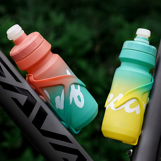 TLXT bicycle water bottle rack mountain bike water bottle gradient water bottle rack bicycle road bike riding equipment accessories Vibrant Lime-water bottle rack