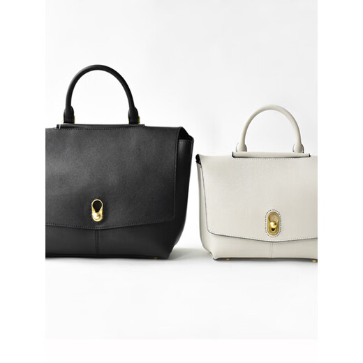 Berühren Sie Miss Französisch-Sensing Crossbody Bag Casual Einfacher Umhängetasche mit großer Kapazität modisches Temperament Handtasche graues Grün kleines Kuhspannleder