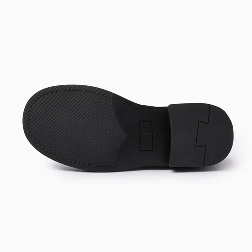 E LAND KIDS children's clothing boys' leather shoes 2025 summer new retro British brogue carved shoes Black black/19 23.5