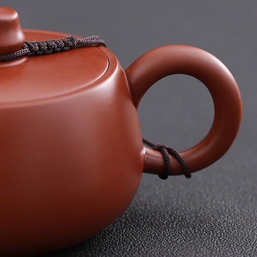 Yingqi Dahongpao Purple Clay Pot 200ml Large Mouth Single Teapot Teacup Handmade Household Kung Fu Teapot Dahongpao Nagou Pot (Safety Pack) 200ml