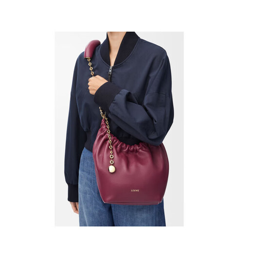 Loewe Women's Purple Lambe Lambor Handbag Chinois Valentine's Gift A914NCHX01-1048