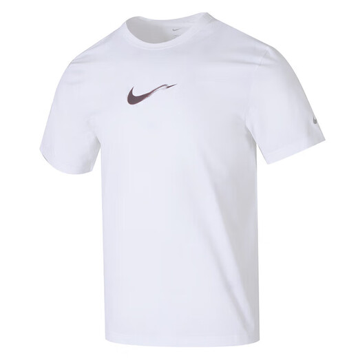 Camiseta de manga corta Nike (Nike) 2025 Summer New Hyverse Dri-Fit Men's Sipado de secado rápido Halfeding Top blanco/burdeos/plata HV4882-100 Drying rápido L de secado rápido