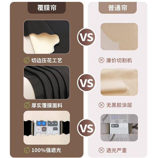 Zhizhu full blackout without punching installation telescopic rod curtain sunshade and heat insulation 2026 new bay window rental room cloth gauze integrated beige sunshade and heat insulation 1.5m*1.8m free punching Roman rod