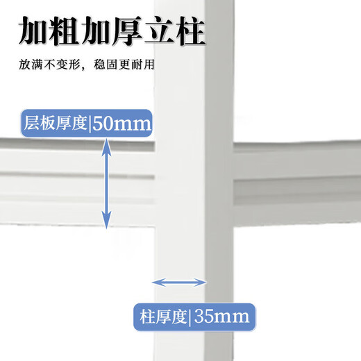 Anerya steel bookshelf storage rack floor 160cm multi-layer simple bookcase display rack storage rack 5-layer 60cm