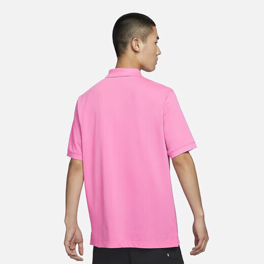 
Nike (NIKE) men's short-sleeved T-shirt POLO shirt pure cotton sports and casual FN3895-675 pink L