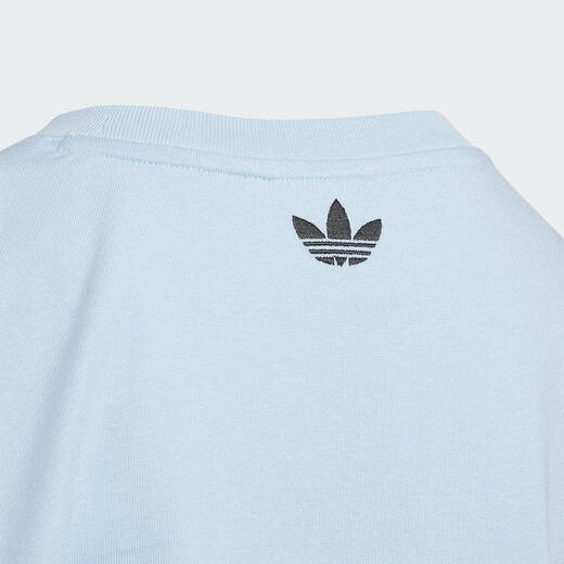 
Adidas Clover 2025 summer new men's comfortable breathable sports and casual teen short-sleeved T-shirt KG6628 One size 122CM