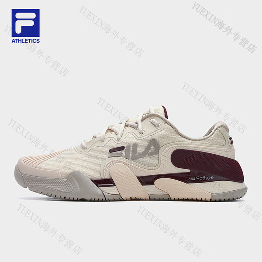 FILA official men's shoes POTENZA performance tennis shoes 2025 summer new fire shoes sports comprehensive training shoes foam white-WG 40