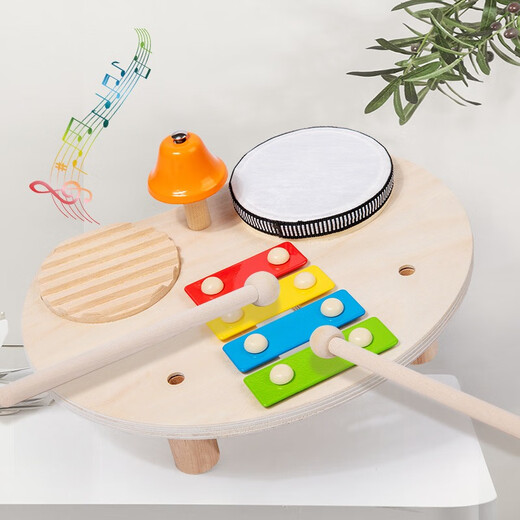 Schlagzeug für Kinder Anfänger Schlagzeug für Babys Einjährige Babyspielzeug Musikaufklärung Frühschullust Männer und Mädchen Musikinstrumente Musikstation
