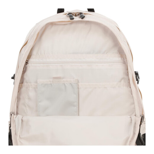 North Face Borealis32Llogo Logo Nylon Rucksack reguläre Männer und Frauen gleiche Paare Paare Creme Beige Creme Beige Creme Beige
