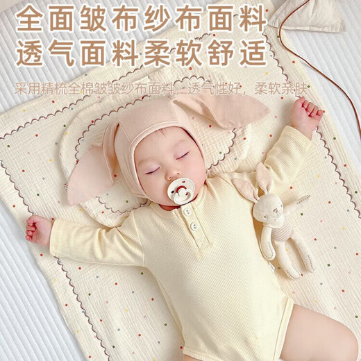 Colchón de cunas de kindergarten baby baby colch colchón para niños colchón de algodón puro colchón lavable de algodón dos paquetes: colchón de almohada de oso naranja + colchón de colchón