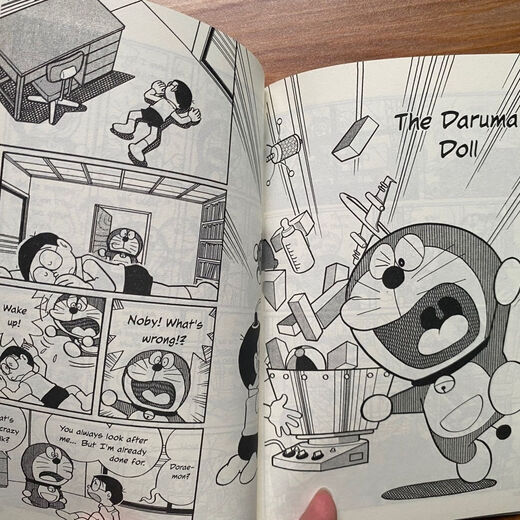 Englisches englisches Kinder-Comicbuch Doraemon Doraemon klassischer Comic 8-bändiges Set Englisches originales englisches Kinder-Comicbuch Doraemon Doraemon 1
