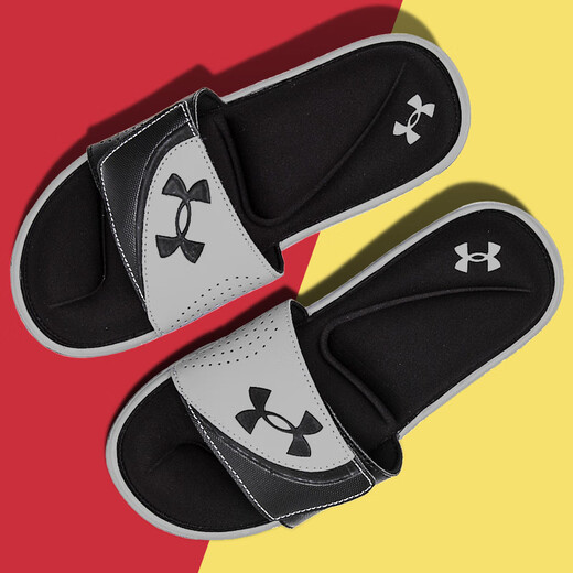 
Under Armour slippers men, fashionable, simple, comfortable, breathable sports and casual sandals 3022711-002 42.5