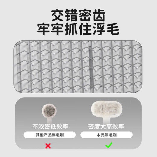 HELLOJOY Dog Comb Cat Hair Cleaning Dog Hair Comb Brush Cat Pet Supplies Medium and Large Dog Needle Comb to Remove Floating Hair