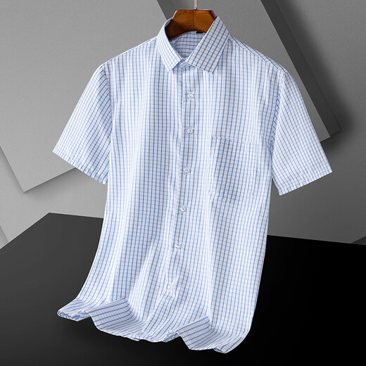TJQ High-Ded 2025 Summer de manga corta de manga corta para hombres de manga corta de mediana edad y solapa de moda joven de mimbreque de bolsillo de bolsillo real DX6629 DX6629 m /165 [peso recomendado] 100-120Jin [Jin equivale a 0.5 kg]