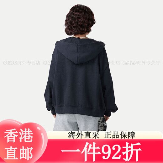 NEW BALANCE NB官方女款潮流百搭运动休闲连帽卫衣 BK WJ41501 M BKWJ41501 S 均码