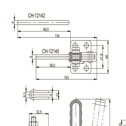 
Jiagang Quick Press CH-12140(CH-FC-081012) Tianjin Good Hand Unit: Part