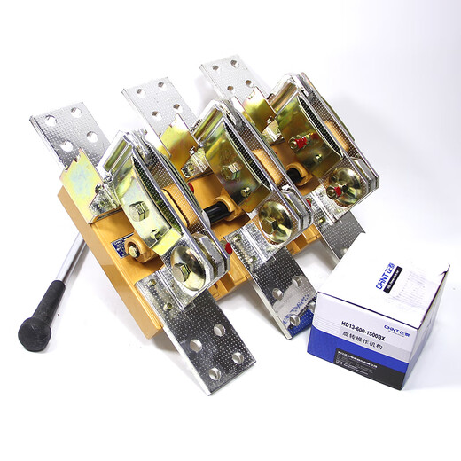 Chint open rotary high current knife switch HD13-600/3141BX glass plate 600A cabinet type knife switch HD13-200/31BX glass plate