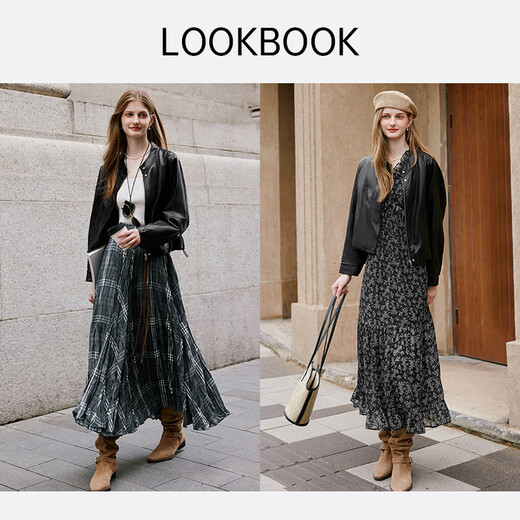 Xiangying cool style black leather jacket for women 2025 autumn new style high-end western style pu motorcycle short jacket black L 165/88A/110-125Jin Jin is equal to 0.5 kg