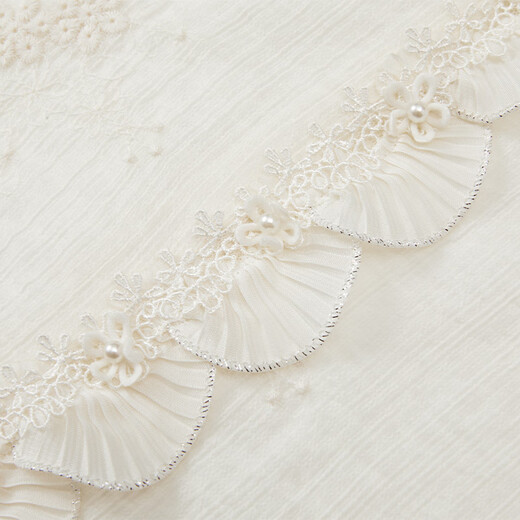 Xiangying Lyocell Tencel white shirt for women 2026 spring new temperament shirt stand-up collar long-sleeved embroidered top Lubai M 160/84A/95-110Jin Jin is equal to 0.5 kg