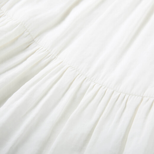 Fiber Show [Yunhuwuya] Elastic waist A-line fluffy cake skirt skirt large size fat mm summer new style 1502 light blue XL