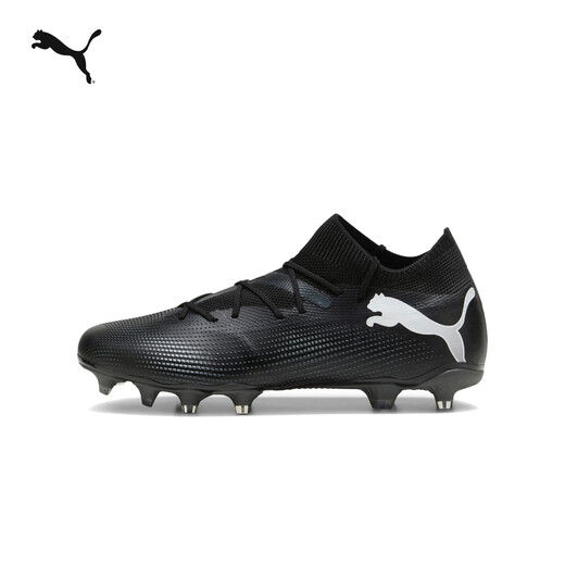 PUMA FG/AG Long Spike Lightweight Training Football Shoes Men's Natural Turf Spikes FUTURE 7 107715 Black-White-02 43