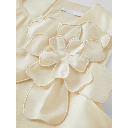 
Fan Silan's design sense three-dimensional flower sleeveless top skirt suit women's summer 2025 new style 2677 top S