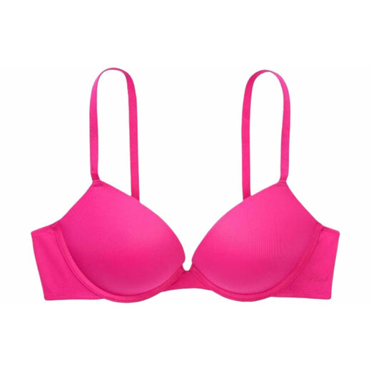 维多利亚的秘密（Victoria's Secret）维密PINK1737聚拢款WEAREVERYWHERE满印舒适聚拢文胸女款糖果粉 糖果粉 4XL 30A