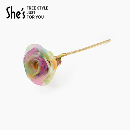 She s Qianzi hair accessories new Chinese style organza flower hairpin ancient style hairpin hairpin birthday gift for girlfriend