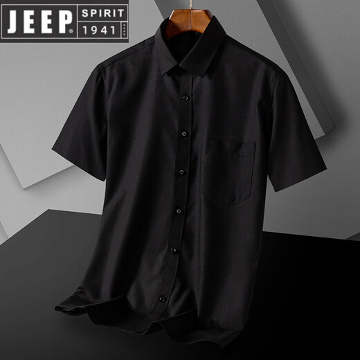 Jeep Spirit Daddy Sommer Kurzarmshemd Top 2025 Neues lässiges Lose-Hemd-Shirt Daddy Kurzärmler Kleidung DX6630 38 (Gewicht von -120 Jin [Jin ist gleich 0,5 kg])