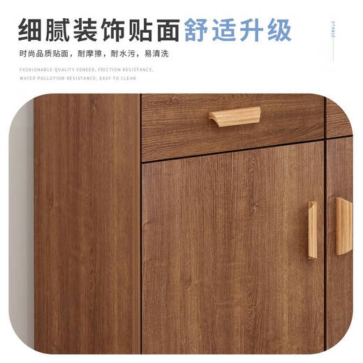 Yonghuan Essschrank Wohnzimmer Wandschrank Lagerschrank Weinschrank Küche Schrank Essschrank Essschrank Tee Schrank 12035-Black und graues Matching