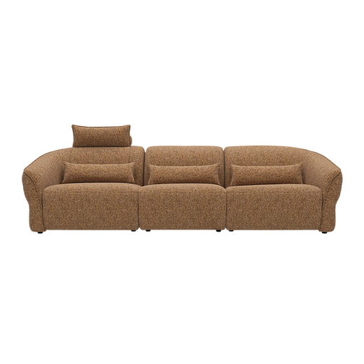 
LAZBOY Lezhibao Cream Wind Chenille Zero Wall Function Sofa Three-person Double Electric 673 Orange [30 Days Shipping]