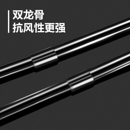 Pang Donglai DL1.56 meters rainstorm dedicated fully automatic folding umbrella wind-resistant men's extra-large size larger thickened reinforced dual-purpose rain 12140CM rainproof and sun protection 2-3 people black 8 bones