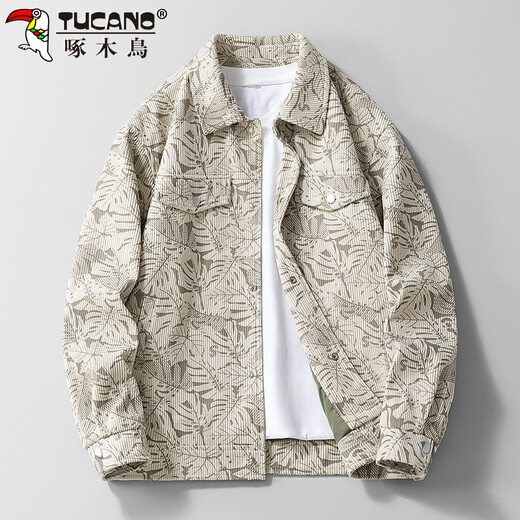 Woodpecker (TUCANO) coat men's autumn and winter work jacket men's loose casual lapel high-end clothes men's black XL