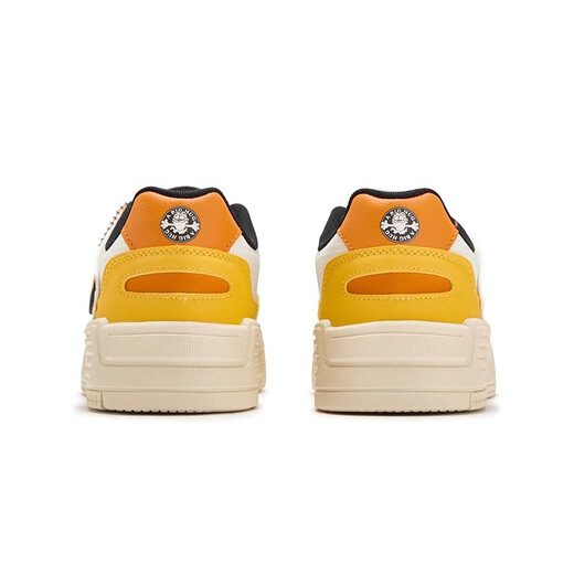 361361 Herren 2025 Sommer neues Mesh atmungsaktiven Herrenschuhen Dicke alleinige Sportschuhe Herren -Freizeitschuhe 6624 Feder Weiß/Retro Yellow 39