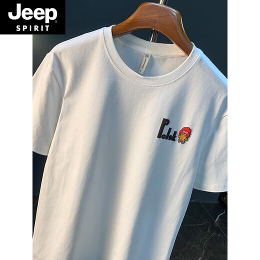 Camiseta de manga corta de la marca Jeep Spirit Spirit Llegada de manga de manga corta para hombres.