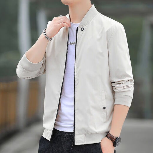 Pang donglai dl new veste veste de la veste extérieure décontractée masculine portant un collier de moustique à la veste simple de baseball simple top 686 veste [verte] 2xl [suggéré 120-135 Jin [Jin est égal à environ 0,5 kg]]]