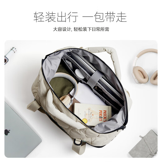 BAGSMART差旅背包大容量旅行包手提袋短途行李包多功能运动斜挎 黑色 中