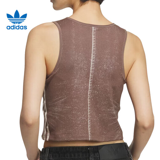 阿迪达斯 （adidas）三叶草女子夏季运动休闲无袖T恤KE3892 KE3892【2025夏季】 M