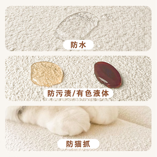 咏幻泰迪绒窗垫可拆洗款四季新款窗台垫沙发垫阳台垫子 湖蓝色 9214