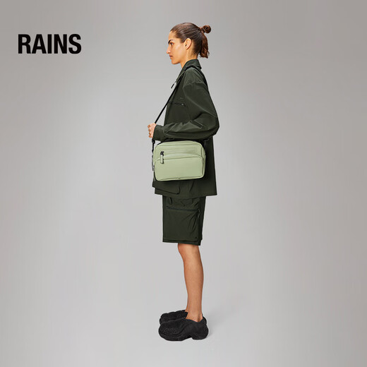 Rains单肩斜挎包男女运动包骑行挎包腰包Cargo Box Bag W3/14110 黑色